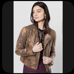 We The Free Vegan Leather Jacket